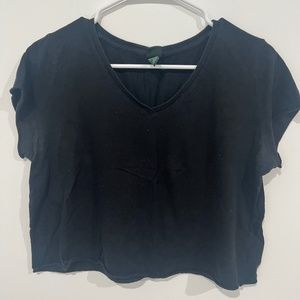 Wild Fable black cropped shirt